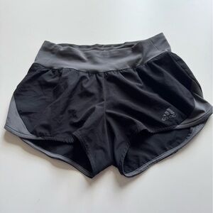 Adidas Women's Athletic Shorts in Black and Gray